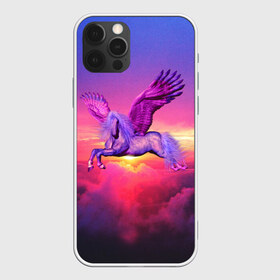 Чехол для iPhone 12 Pro Max с принтом Dusk Sky Horse в Санкт-Петербурге, Силикон |  | высота | закат | конь | крылья | легенды | летать | летающий | лошадь | мистический | мифология | мифы | небесный | небо | облака | облач | пегас | плед | подушка | полет | пурпурный | сумерки | сумка