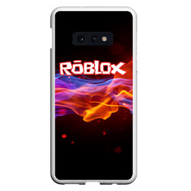 Чехол для Samsung S10E с принтом ROBLOX в Санкт-Петербурге, Силикон | Область печати: задняя сторона чехла, без боковых панелей | game | gamer | logo | minecraft | roblox | simulator | игра | конструктор | лого | майнкрафт | симулятор | строительство | фигура