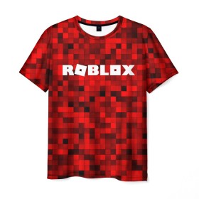 Мужская футболка 3D с принтом Roblox в Санкт-Петербурге, 100% полиэфир | прямой крой, круглый вырез горловины, длина до линии бедер | Тематика изображения на принте: 