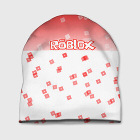 Шапка 3D с принтом ROBLOX в Санкт-Петербурге, 100% полиэстер | универсальный размер, печать по всей поверхности изделия | 3d | roblox | игра | лого | логотип | надпись | онлайн | платформа | роблокс | эмблема