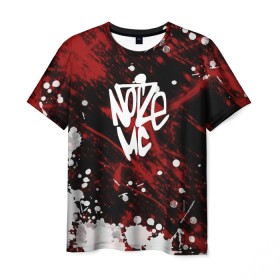 Мужская футболка 3D с принтом Noize MC в Санкт-Петербурге, 100% полиэфир | прямой крой, круглый вырез горловины, длина до линии бедер | hip hop | noize | noize mc | rap | музыка | нойз | нойз мс | реп | рэп | хип хоп