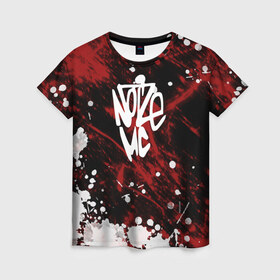 Женская футболка 3D с принтом Noize MC в Санкт-Петербурге, 100% полиэфир ( синтетическое хлопкоподобное полотно) | прямой крой, круглый вырез горловины, длина до линии бедер | hip hop | noize | noize mc | rap | музыка | нойз | нойз мс | реп | рэп | хип хоп
