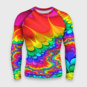 Мужской рашгард 3D с принтом TIE DYE в Санкт-Петербурге,  |  | abstract | abstraction | color | fractal | geometry | paitnt | polygon | polygonal | psy | абстракция | геометрия | краски | неоновые | полигоны | психоделика | фрактал