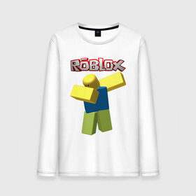 Мужской лонгслив хлопок с принтом Roblox Dab в Санкт-Петербурге, 100% хлопок |  | game | game roblox | logo roblox | online game | oof roblox dabbing | roblox | roblox dab | roblox noob | игра | игра роблокс | лого роблокс | онлайн игра | онлайн игра роблокс | роблокс | роблокс даб