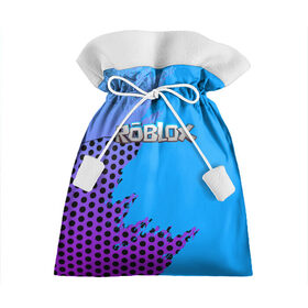 Подарочный 3D мешок с принтом Roblox в Санкт-Петербурге, 100% полиэстер | Размер: 29*39 см | Тематика изображения на принте: game | game roblox | logo roblox | online game | r | roblox | игра | игра роблокс | лого | лого роблокс | логотип | надпись | онлайн игра | онлайн игра роблокс | роблокс