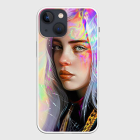 Чехол для iPhone 13 mini с принтом Billie Pinky Wave в Санкт-Петербурге,  |  | bad | bad guy | billi | billie | billie eilish | eilish | good girl | music | swag | айлиш | беляш | били | били айлиш | билли | билли айлиш | билли эйлиш | биляш | музка | певица | эйлиш