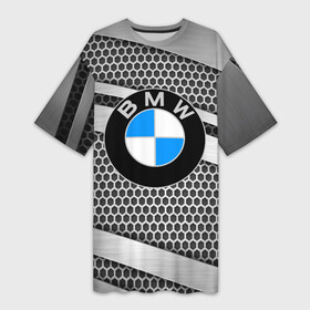Платье-футболка 3D с принтом BMW в Санкт-Петербурге,  |  | amg | auto | bmw | honda | jdm | mercedes | nissan | porsche | racing | sport | toyota | автомобил | автомобильные | киа | лексус | марка | машины | митсубиси | ниссан | порше | спорт | субару | тесла | тойота | хонда