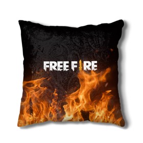 Подушка 3D с принтом FREE FIRE в Санкт-Петербурге, наволочка – 100% полиэстер, наполнитель – холлофайбер (легкий наполнитель, не вызывает аллергию). | состоит из подушки и наволочки. Наволочка на молнии, легко снимается для стирки | free fire | freefire | игра free fire | игра фрифаер | фри файр | фрифаер