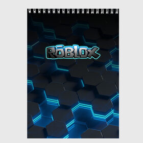 Скетчбук с принтом Roblox Neon Hex в Санкт-Петербурге, 100% бумага
 | 48 листов, плотность листов — 100 г/м2, плотность картонной обложки — 250 г/м2. Листы скреплены сверху удобной пружинной спиралью | game | game roblox | hex | logo roblox | neon | online game | r | roblox | игра | игра роблокс | лого | лого роблокс | логотип | надпись | онлайн игра | онлайн игра роблокс | роблокс