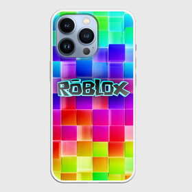 Чехол для iPhone 13 Pro с принтом Роблокс в Санкт-Петербурге,  |  | roblox | бро | геометрия | игры | квадраты | кубизм | кубы | линии | нуб | про | радуга | роблокс | человечки