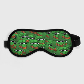 Маска для сна 3D с принтом Pepe The Frog в Санкт-Петербурге, внешний слой — 100% полиэфир, внутренний слой — 100% хлопок, между ними — поролон |  | frog | meme | memes | pepe | pepe the frog | грустная жабка | лягушка | лягушонок пепе | мем | мемы