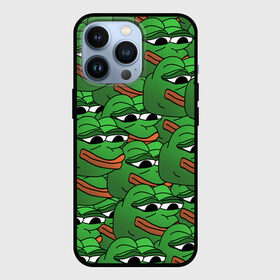 Чехол для iPhone 13 Pro с принтом Pepe The Frog в Санкт-Петербурге,  |  | frog | meme | memes | pepe | pepe the frog | грустная жабка | лягушка | лягушонок пепе | мем | мемы