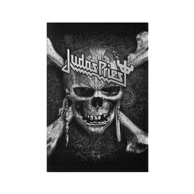 Обложка для паспорта матовая кожа с принтом Judas Priest в Санкт-Петербурге, натуральная матовая кожа | размер 19,3 х 13,7 см; прозрачные пластиковые крепления | Тематика изображения на принте: breaking the law | judas priest | live | painkiller | гленн типтон | грув | метал | роб хэлфорд | рок | тим оуэнс | хард | хеви