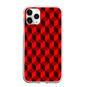 Чехол для iPhone 11 Pro Max матовый с принтом Кубики в Санкт-Петербурге, Силикон |  | Тематика изображения на принте: геометрия | квадратики | квадраты | красная майка | красная футболка | красные квадраты | красные кубики | красные трусы | красные шорты | красный р | красный топ | красный чехол