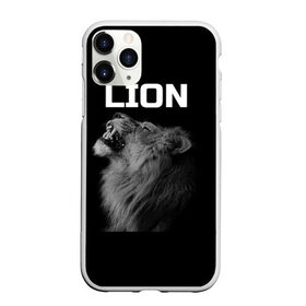 Чехол для iPhone 11 Pro Max матовый с принтом Лев в Санкт-Петербурге, Силикон |  | большая кошка | лев | львы