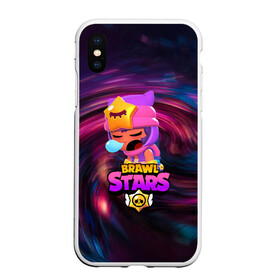 Чехол для iPhone XS Max матовый с принтом BRAWL STARS SANDY в Санкт-Петербурге, Силикон | Область печати: задняя сторона чехла, без боковых панелей | 8 bit | 8 бит | bibi | brawl stars | crow | el brown | leon | leon shark | max | mr.p | sally leon | sandy | shark | stars | tara | virus | werewolf | акула | биби | вирус | ворон | леон | оборотень | пингвин