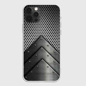 Чехол для iPhone 12 Pro Max с принтом Броня металлическая в Санкт-Петербурге, Силикон |  | абстракция | броня | геометрия | железо | кольчуга | конус | круги | линии | металл | полосы | сетка | сталь | текстура | треугольник