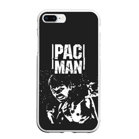 Чехол для iPhone 7Plus/8 Plus матовый с принтом Pac Man в Санкт-Петербурге, Силикон | Область печати: задняя сторона чехла, без боковых панелей | manny pacquiao | pac man | pacquiao | бокс | мэнни пакьяо | пакьяо
