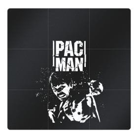 Магнитный плакат 3Х3 с принтом Pac Man в Санкт-Петербурге, Полимерный материал с магнитным слоем | 9 деталей размером 9*9 см | manny pacquiao | pac man | pacquiao | бокс | мэнни пакьяо | пакьяо