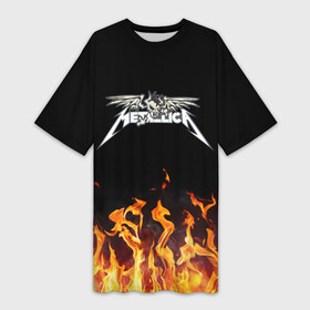 Платье-футболка 3D с принтом Metallica в Санкт-Петербурге,  |  | heavy | heavy metal | metal | metalica | metallica | trash metal | джеймс | кирк | ларс | мастейн | метал | металика | металл | металлика | музыка | ньюстед | рок | трухильо | ульрихт | хеви | хэви | хэммет | хэтфилд