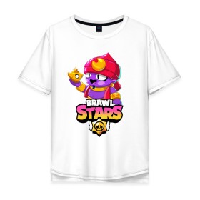 Мужская футболка хлопок Oversize с принтом BRAWL STARS GENE в Санкт-Петербурге, 100% хлопок | свободный крой, круглый ворот, “спинка” длиннее передней части | 8 bit | 8 бит | bibi | brawl stars | crow | el brown | leon | leon shark | max | mr.p | sally leon | shark | stars | virus | werewolf | акула | биби | вирус | ворон | леон | оборотень | пингвин