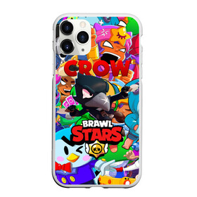 Чехол для iPhone 11 Pro матовый с принтом BRAWL STARS CROW в Санкт-Петербурге, Силикон |  | 8 bit | 8 бит | bibi | brawl stars | crow | el brown | leon | leon shark | max | mr.p | sally leon | shark | stars | virus | werewolf | акула | биби | вирус | ворон | леон | оборотень | пингвин