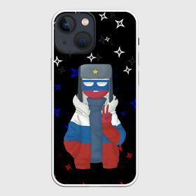 Чехол для iPhone 13 mini с принтом CountryHumans. в Санкт-Петербурге,  |  | country | countryhumans | америка | дружба народов | контрихуменс | патриотизм | персонажи | родина | россия | страна | страна людей | сша | талерантность