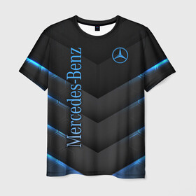Мужская футболка 3D с принтом Mercedes-Benz в Санкт-Петербурге, 100% полиэфир | прямой крой, круглый вырез горловины, длина до линии бедер | amg | benz | cars | drive | mercedes | supercars | амг | бенц | гелендваген | гонки | мерин | мерс | мерседес | обзор | скорость | форма