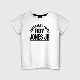 Детская футболка хлопок с принтом Roy Jones Jr. в Санкт-Петербурге, 100% хлопок | круглый вырез горловины, полуприлегающий силуэт, длина до линии бедер | captain hook | roy jones | roy levesta jones | бокс | капитан хук | рой джонс