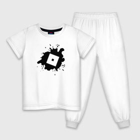 Детская пижама хлопок с принтом ROBLOX в Санкт-Петербурге, 100% хлопок |  брюки и футболка прямого кроя, без карманов, на брюках мягкая резинка на поясе и по низу штанин
 | game | gamer | logo | minecraft | roblox | simulator | supreme | игра | конструктор | лого | майнкрафт | персонажи | симулятор | строительство | супреме | суприм | суприме | фигура