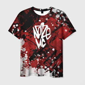 Мужская футболка 3D с принтом Noize MC в Санкт-Петербурге, 100% полиэфир | прямой крой, круглый вырез горловины, длина до линии бедер | hip hop | noize | noize mc | rap | музыка | нойз | нойз мс | реп | рэп | хип хоп