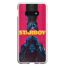 Чехол для Samsung S10E с принтом STARBOY в Санкт-Петербурге, Силикон | Область печати: задняя сторона чехла, без боковых панелей | blinding lights | heartless | starboy | the weekend | уикенд