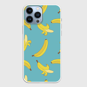 Чехол для iPhone 13 Pro Max с принтом Банановый дождь в Санкт-Петербурге,  |  | банан | банановый | бананы | здоровое питание | зп | овощи | паттерн | плод | плоды | фрукт | фрукты | ягоды