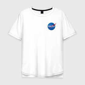 Мужская футболка хлопок Oversize с принтом NASA в Санкт-Петербурге, 100% хлопок | свободный крой, круглый ворот, “спинка” длиннее передней части | galaxy | maven | nasa | space | space company | star | астрономия | галактика | джемини | дискавери | звезды | космическая компания | космос | кьюриос | меркурий | наса | скайлэб | спейс шаттл | шаттл