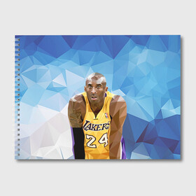 Альбом для рисования с принтом Kobe Bryant Lackers 24 blue в Санкт-Петербурге, 100% бумага
 | матовая бумага, плотность 200 мг. | 24 | 8 | black | blue | bryant | kobe | lackers 24 | lakers | mamba | mentality | баскетбол | брайант | детская | детскую | женская | женскую | коба | коби | купить | мамба | менталитет | мужская | мужскую | черная