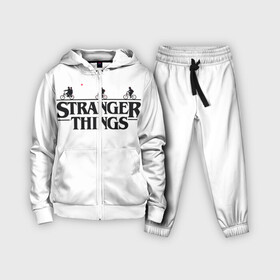 Детский костюм 3D с принтом STRANGER THINGS в Санкт-Петербурге,  |  | netflix | stranger things | trend | арт | герой | загадочные события | кино | лого | надпись | наука | нетфликс | очень странные дела | парню | персонаж | прикольная | ребенку | сериал | тренд | фантастика