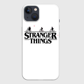 Чехол для iPhone 13 с принтом STRANGER THINGS в Санкт-Петербурге,  |  | netflix | stranger things | trend | арт | герой | загадочные события | кино | лого | надпись | наука | нетфликс | очень странные дела | парню | персонаж | прикольная | ребенку | сериал | тренд | фантастика