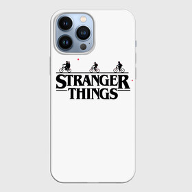 Чехол для iPhone 13 Pro Max с принтом STRANGER THINGS в Санкт-Петербурге,  |  | netflix | stranger things | trend | арт | герой | загадочные события | кино | лого | надпись | наука | нетфликс | очень странные дела | парню | персонаж | прикольная | ребенку | сериал | тренд | фантастика