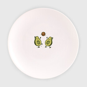 Тарелка с принтом Авокадик в Санкт-Петербурге, фарфор | диаметр - 210 мм
диаметр для нанесения принта - 120 мм | avocado | vegan | vegetarian | авокадо | веган | вегетарианство