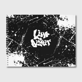 Альбом для рисования с принтом LIMP BIZKIT в Санкт-Петербурге, 100% бумага
 | матовая бумага, плотность 200 мг. | Тематика изображения на принте: dj lethal | limp bizkit | rock | джон отто | лимп бизкит | майк смит | музыка | роб уотерс | рок | сэм риверс | терри бальзамо | уэс борланд | фред дёрст