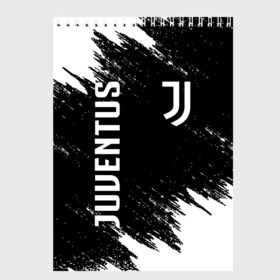 Скетчбук с принтом JUVENTUS в Санкт-Петербурге, 100% бумага
 | 48 листов, плотность листов — 100 г/м2, плотность картонной обложки — 250 г/м2. Листы скреплены сверху удобной пружинной спиралью | cr7 | fc juventus | football | juve | juventus | ronaldo | sport | роналдо | спорт | футбол | ювентус