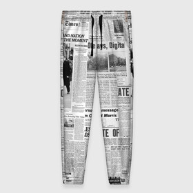 Женские брюки 3D Газета Newspaper купить в Санкт-Петербурге