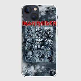 Чехол для iPhone 13 mini с принтом Iron Maiden в Санкт-Петербурге,  |  | 80s | hardrock | heavy | iron | maiden | metal | pop | steve harris | the final frontier | uk | айрон | группа | железная дева | метал | мэйден | хеви