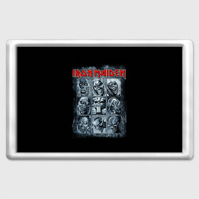 Магнит 45*70 с принтом Iron Maiden в Санкт-Петербурге, Пластик | Размер: 78*52 мм; Размер печати: 70*45 | 80s | hardrock | heavy | iron | maiden | metal | pop | steve harris | the final frontier | uk | айрон | группа | железная дева | метал | мэйден | хеви