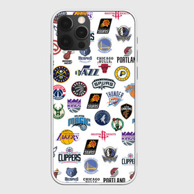 Чехол для iPhone 12 Pro с принтом NBA Pattern | НБА Паттерн в Санкт-Петербурге, силикон | область печати: задняя сторона чехла, без боковых панелей | basketball | boston celtics | brooklyn nets | nba | new york knicks | philadel | toronto raptors | баскетбол | бостон селтикс | бруклин нетс | нба | нью йорк никс | спорт | торонто рэпторс | филадельфия 76ерс