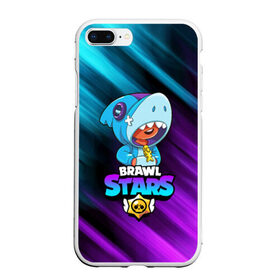 Чехол для iPhone 7Plus/8 Plus матовый с принтом BRAWL STARS LEON SHARK в Санкт-Петербурге, Силикон | Область печати: задняя сторона чехла, без боковых панелей | 8 bit | 8 бит | bibi | brawl stars | crow | el brown | leon | leon shark | max | mr.p | sally leon | shark | stars | virus | werewolf | акула | биби | вирус | ворон | леон | оборотень | пингвин