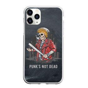 Чехол для iPhone 11 Pro Max матовый с принтом Punk’s Not Dead в Санкт-Петербурге, Силикон |  | punk | punks | punk’s not dead | rock | rocker | метал | металл | панк | панки | рок | рокер | тяжелая музыка