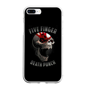 Чехол для iPhone 7Plus/8 Plus матовый с принтом Five Finger Death Punch в Санкт-Петербурге, Силикон | Область печати: задняя сторона чехла, без боковых панелей | 5fdp | death | ffdp | finger | five | five finger death punch | punch | грув метал