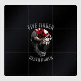 Магнитный плакат 3Х3 с принтом Five Finger Death Punch в Санкт-Петербурге, Полимерный материал с магнитным слоем | 9 деталей размером 9*9 см | 5fdp | death | ffdp | finger | five | five finger death punch | punch | грув метал