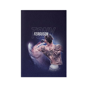 Обложка для паспорта матовая кожа с принтом Tony Ferguson в Санкт-Петербурге, натуральная матовая кожа | размер 19,3 х 13,7 см; прозрачные пластиковые крепления | Тематика изображения на принте: el cucuy | ferguson | mma | ssru | tony ferguson | мма | тони фергюсон | фергюсон